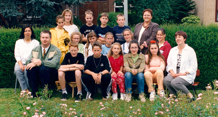 Klassefoto 1997/1998 groep 8