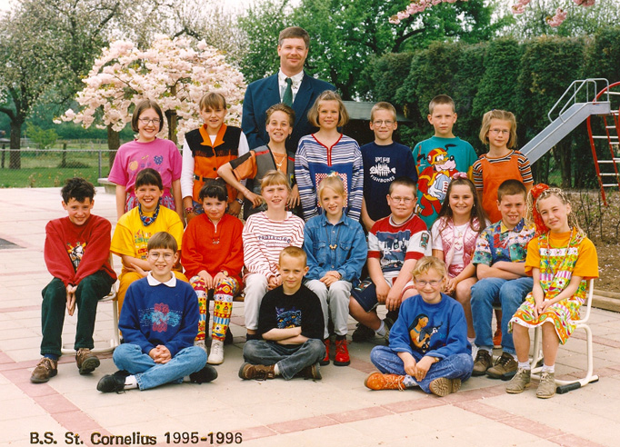 Klassefoto 1995/1996 groep 5 en 6