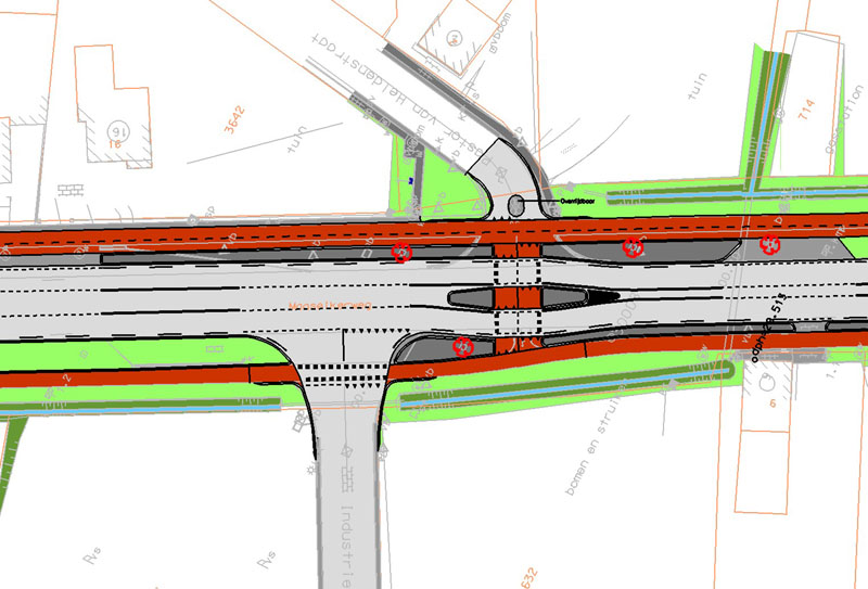 Kruispunt van en naar Pater van Heldenstraat wordt voor gemotoriseerd verkeer gesloten