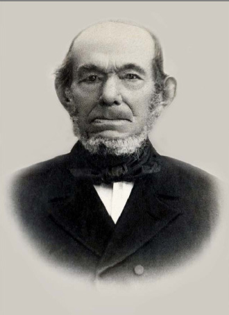 Jean Joseph Limpens in 1885, geb. 15 juni 1808 Sittard ovl. aldaar 20 mei 1895, aannemer te Sittard.               foto met dank aan F.Limpens
