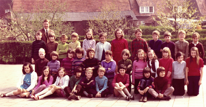 klassefoto klas 4 en 5 uit 1972