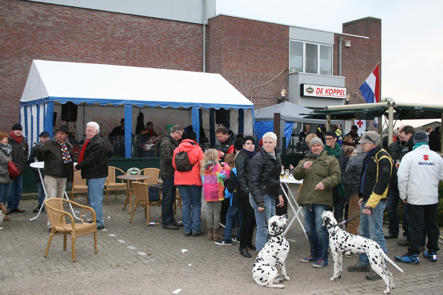 Gezellige sfeer bij de Koppel.