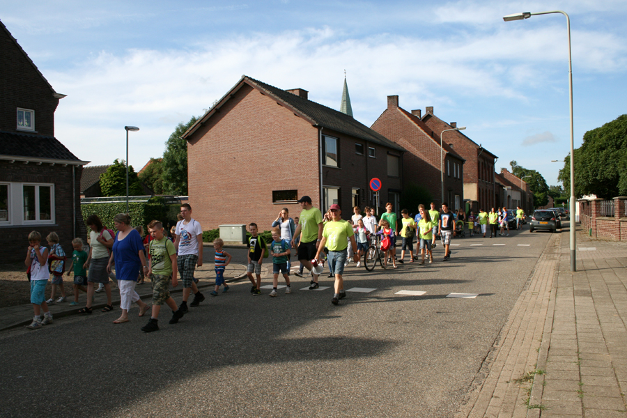 Op weg naar het KVW terrein