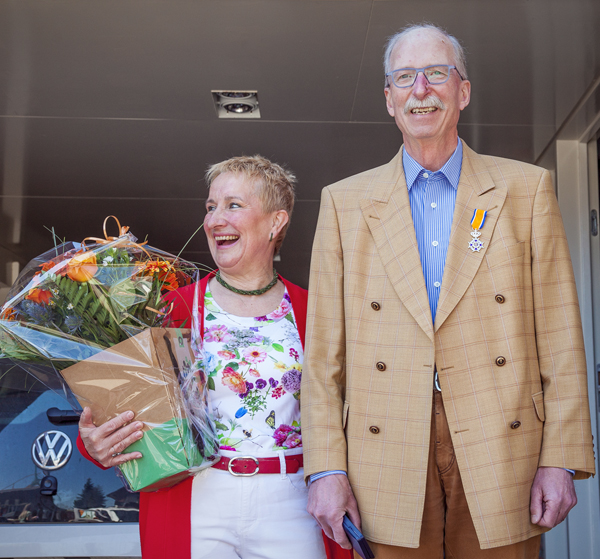 Dhr. Paul Opgenort ontving lintje in orde van Oranje Nassau