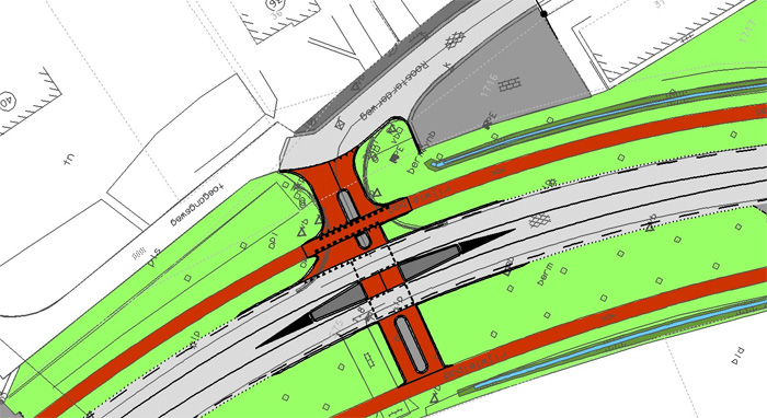 aansluiting Maaseikerweg-Roosterderweg