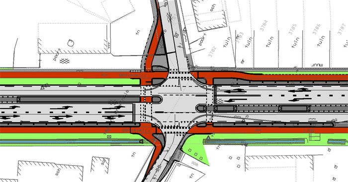 aansluiting Maaseikerweg-Kerkstraat