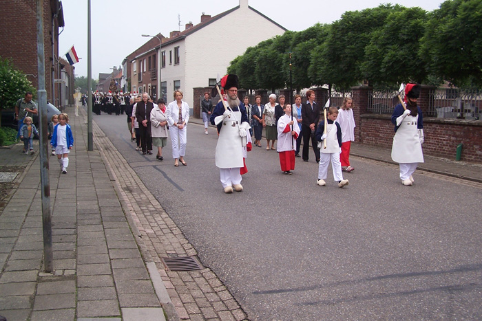 Processie in aantocht