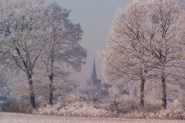 Winterse foto in Dieteren op 22 december 2007